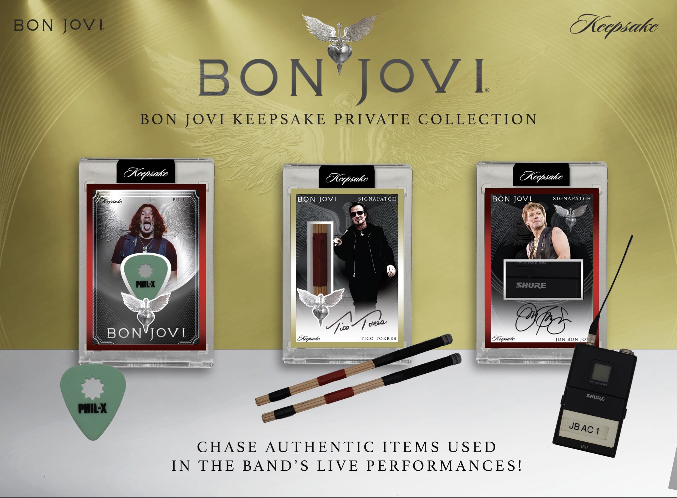 Keepsake: Bon Jovi Private On Tour Collection - Master Case with Limited Edition Storage Box - 6 Mini Boxes