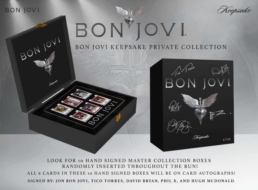 Keepsake: Bon Jovi Private On Tour Collection - Master Case with Limited Edition Storage Box - 6 Mini Boxes