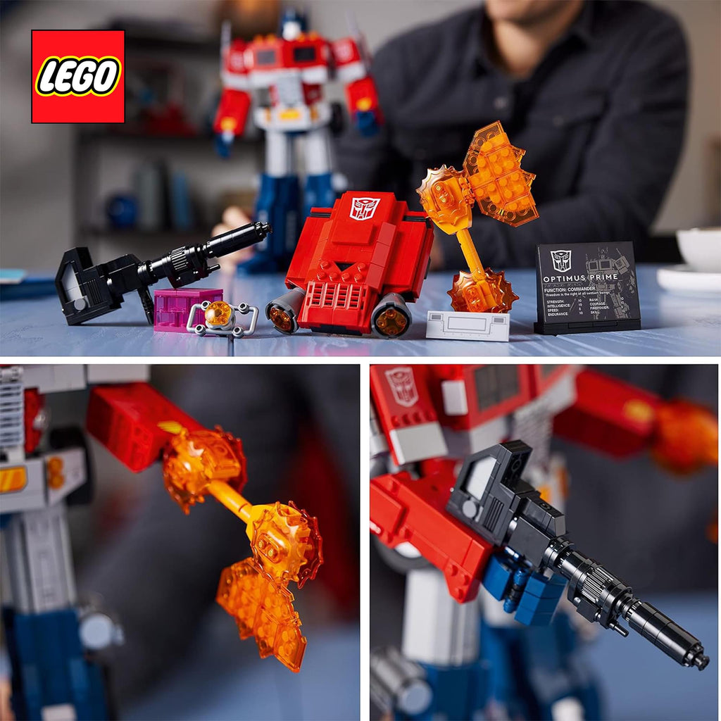 Transformers LEGO Icons 10302 Optimus Prime 1508-Piece Building Set