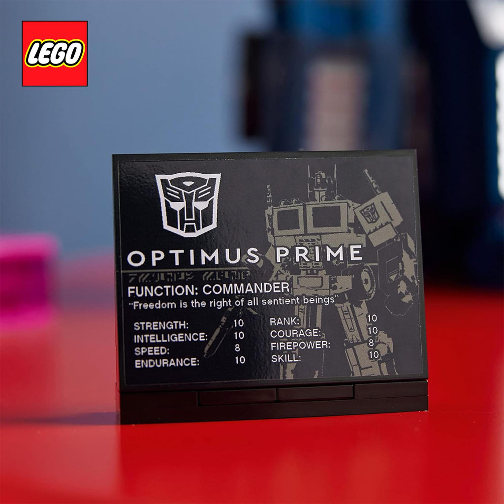 Transformers LEGO Icons 10302 Optimus Prime 1508-Piece Building Set