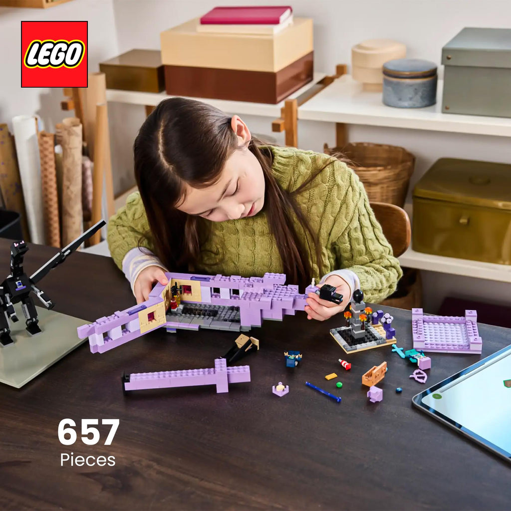 Minecraft LEGO 21264 The Ender Dragon and End Ship 222-Piece Building Set