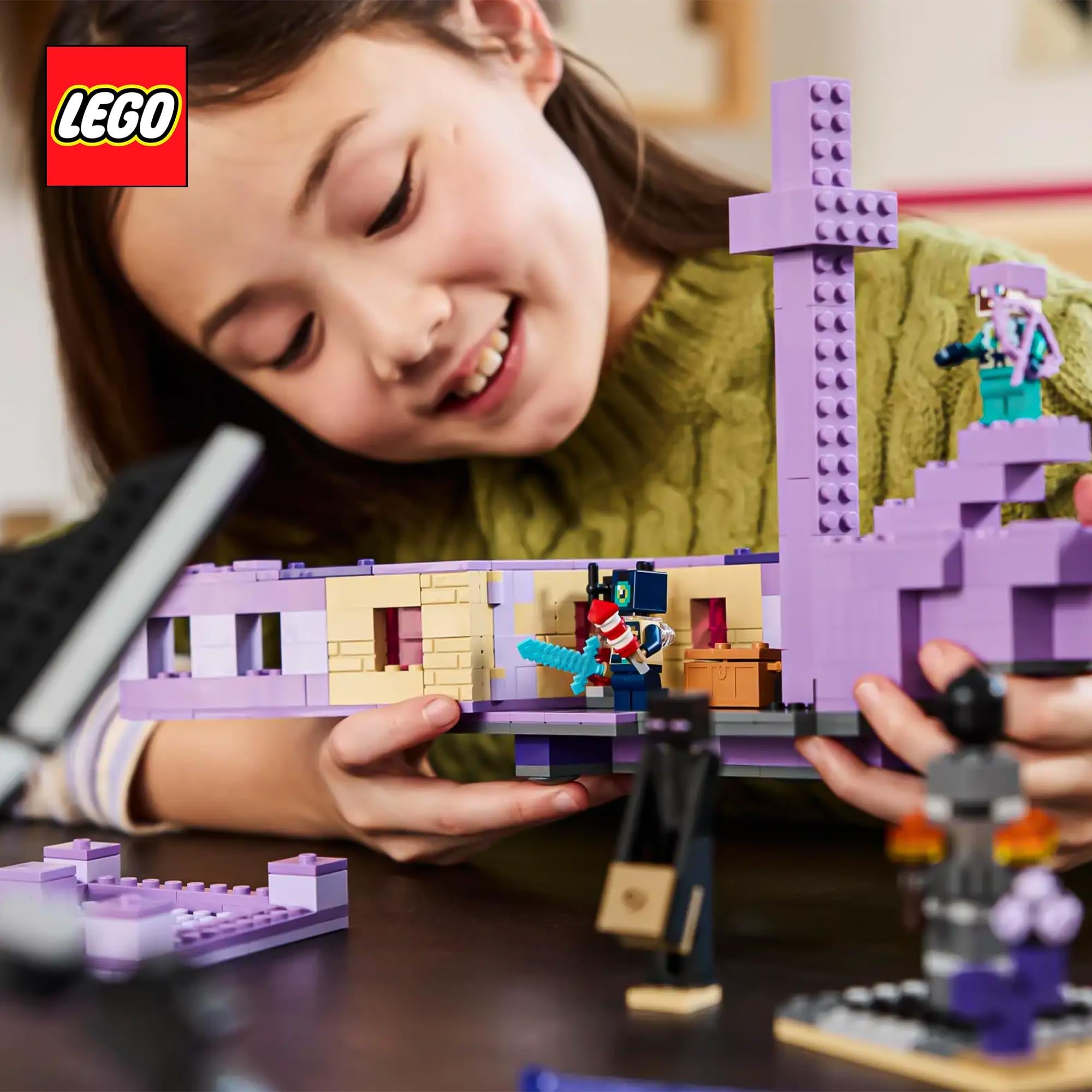 Minecraft LEGO 21264 The Ender Dragon and End Ship 222-Piece Building Set