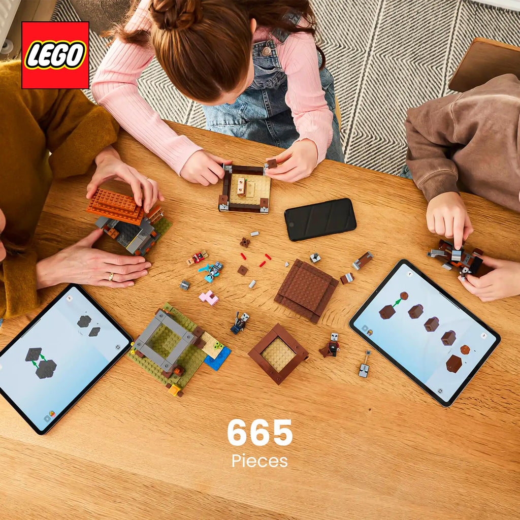 Minecraft LEGO 21278 The Pillager Outpost and Ravager 665-Piece Building Set