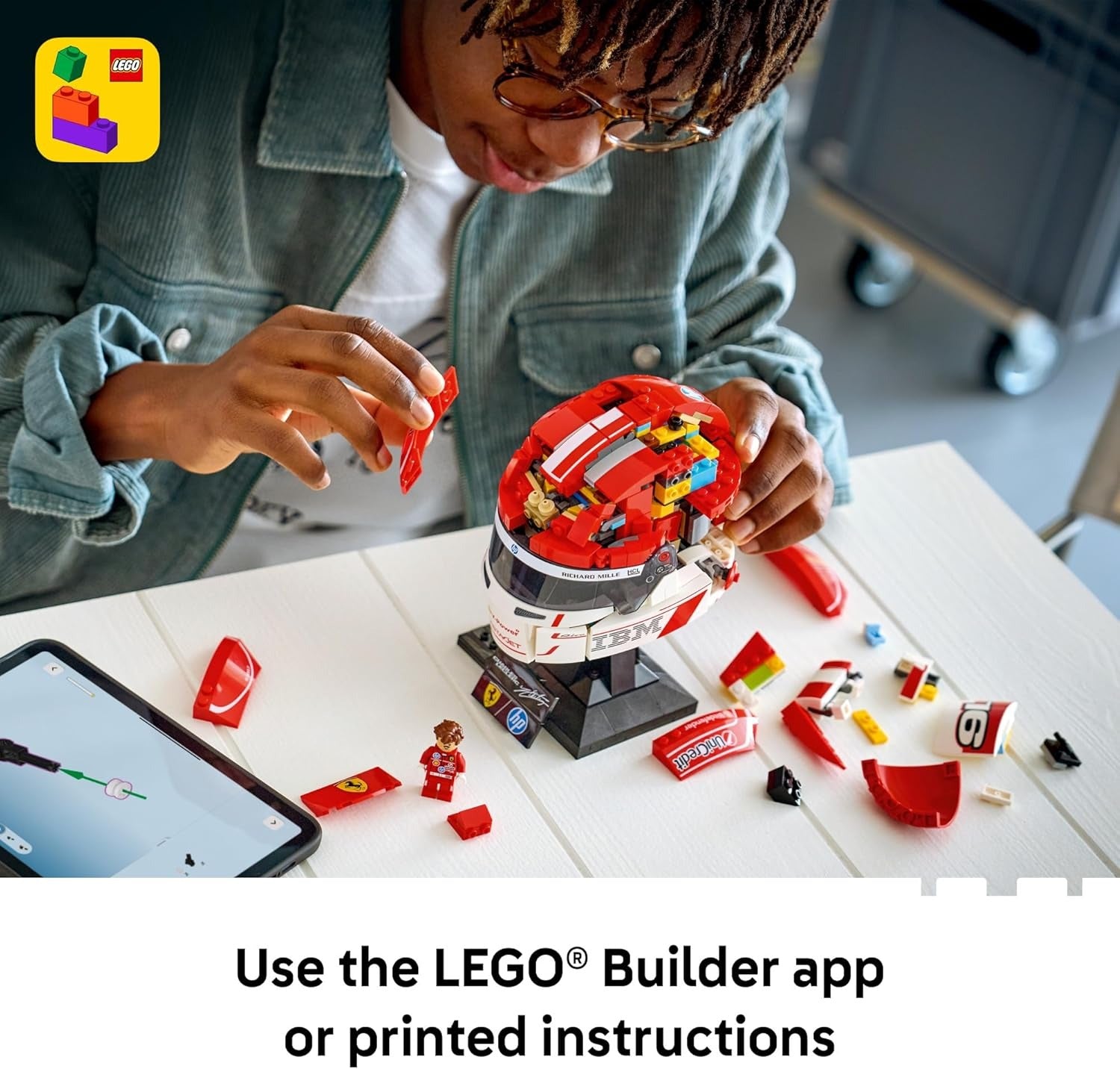 LEGO Editions: Scuderia Ferrari HP - Charles Leclerc Helmet [LEGO, #43014]