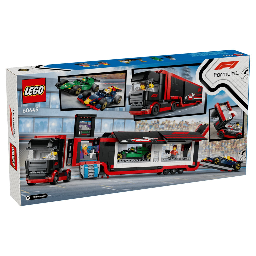 LEGO City Formula 1 F1 Truck with RB20 & AMR24 F1 Cars