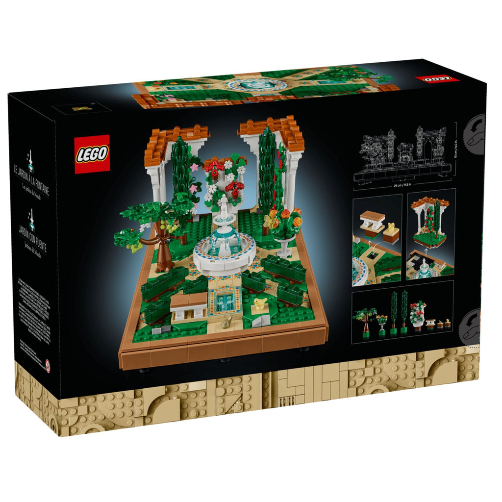 LEGO Icons Fountain Garden