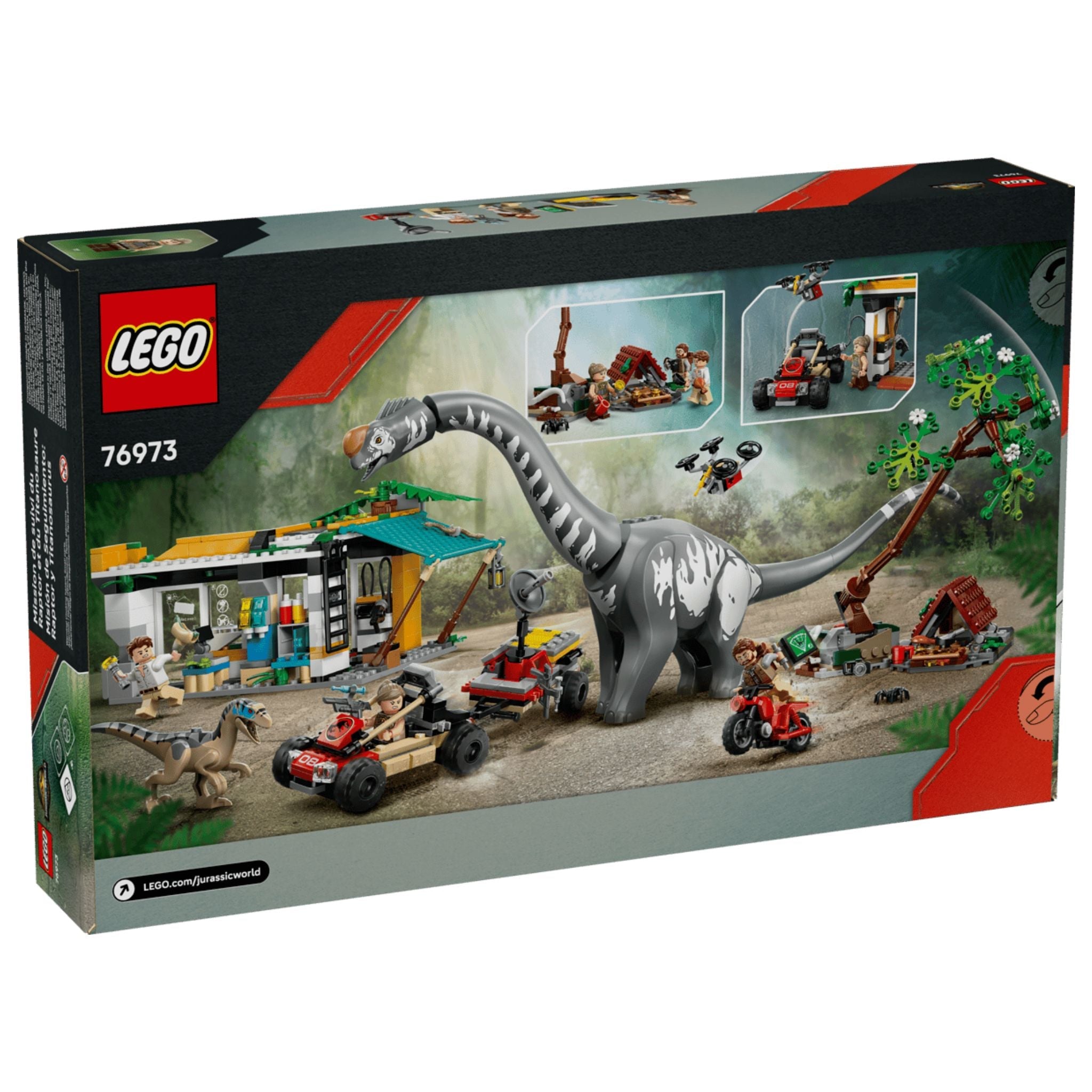 LEGO Jurassic World Raptor & Titanosaurus Tracking Mission