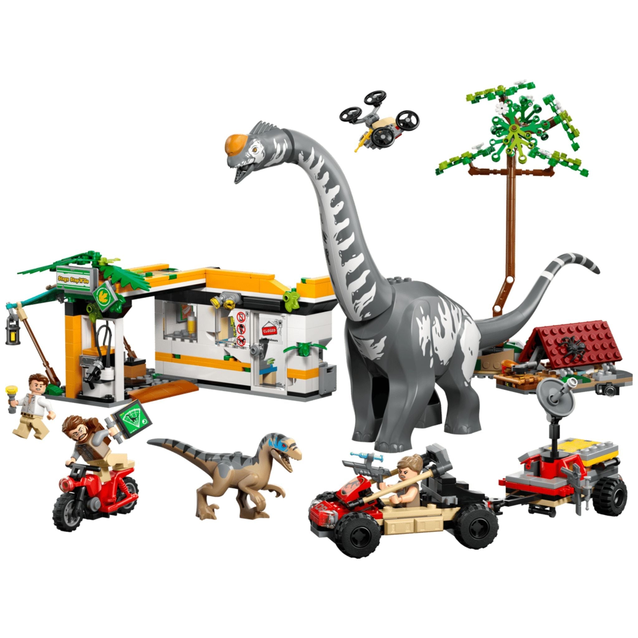 LEGO Jurassic World Raptor & Titanosaurus Tracking Mission