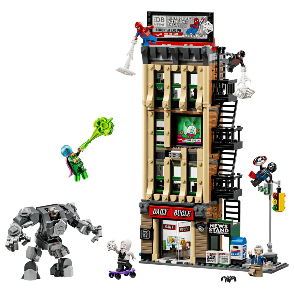 LEGO Super Heroes Marvel Spider-Man vs. Mysterio: The Daily Bugle
