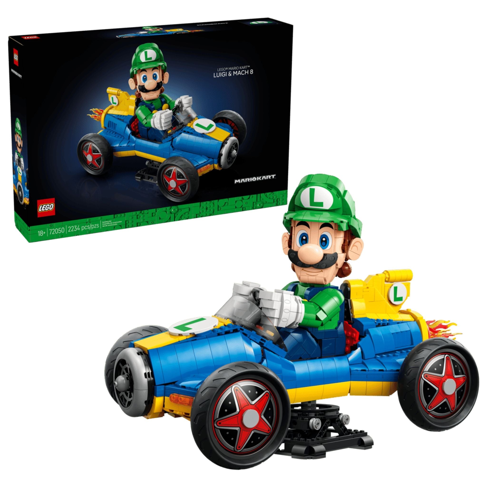 LEGO Super Mario Mario Kart Luigi & Mach 8