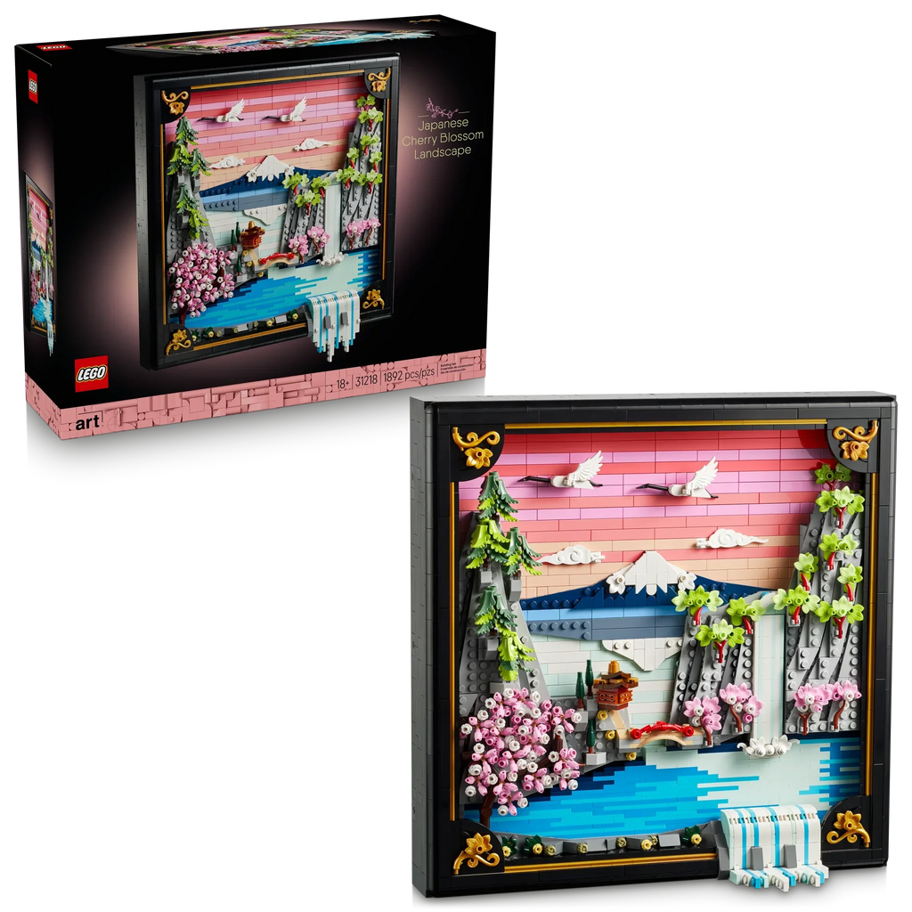 LEGO ART Japanese Cherry Blossom Landscape