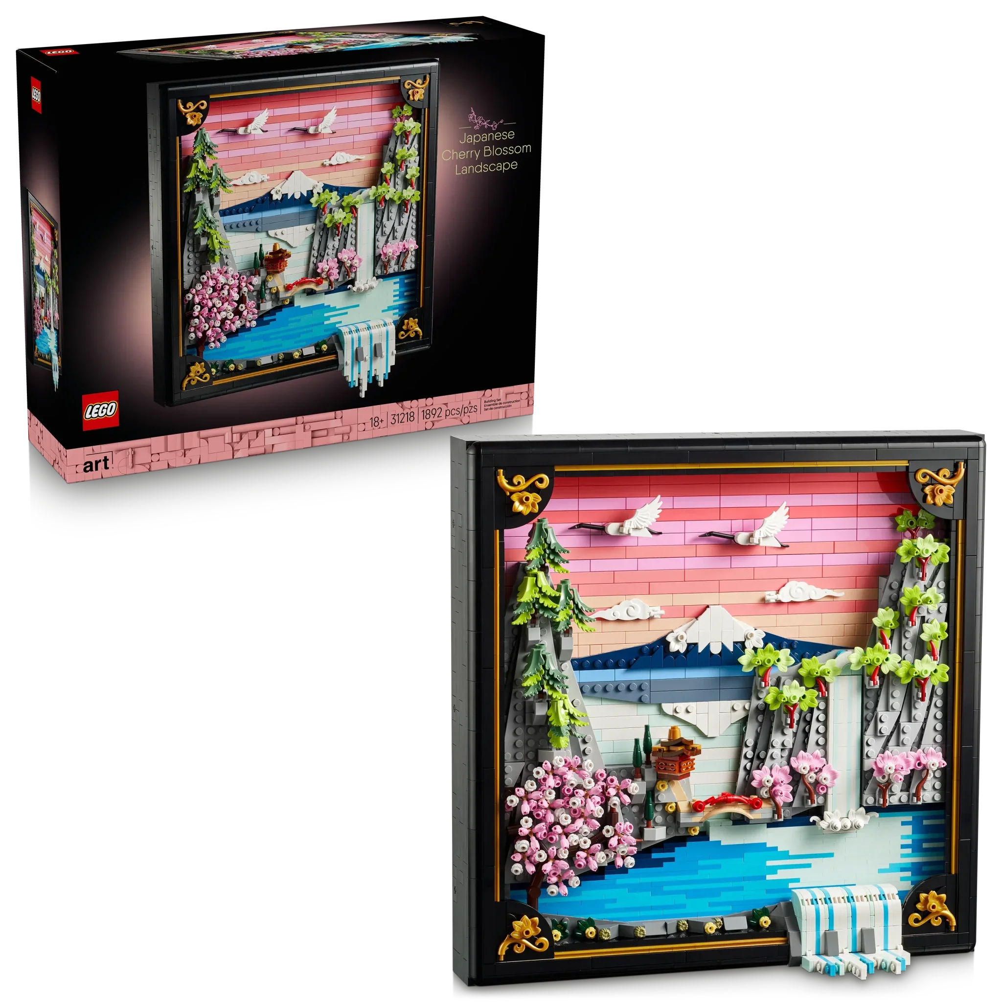 LEGO ART Japanese Cherry Blossom Landscape