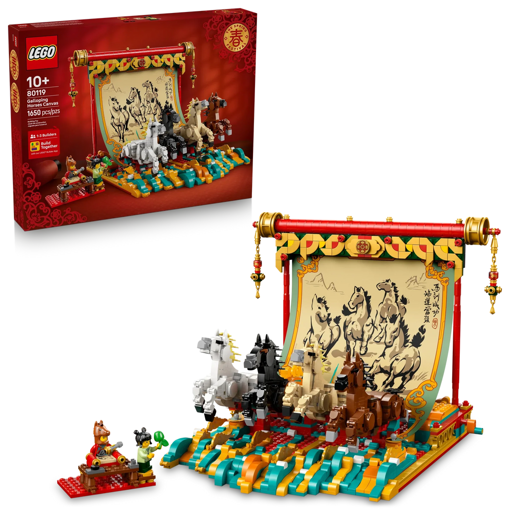 LEGO Chinese Festivals Galloping Horses Canvas