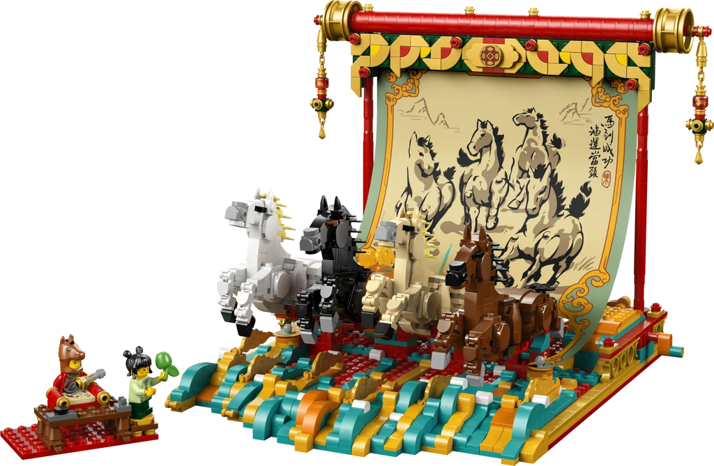 LEGO Chinese Festivals Galloping Horses Canvas