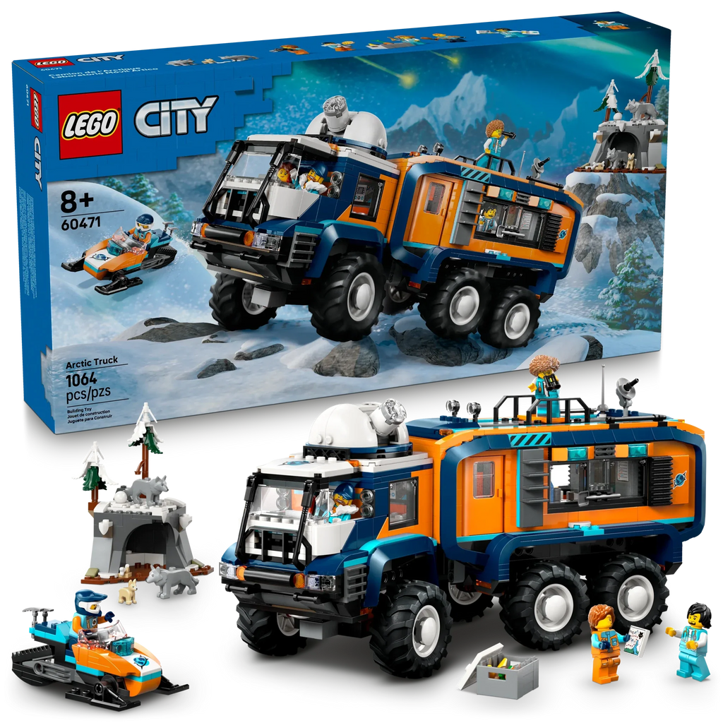 LEGO City Exploration Arctic Explorer Science Lab Truck