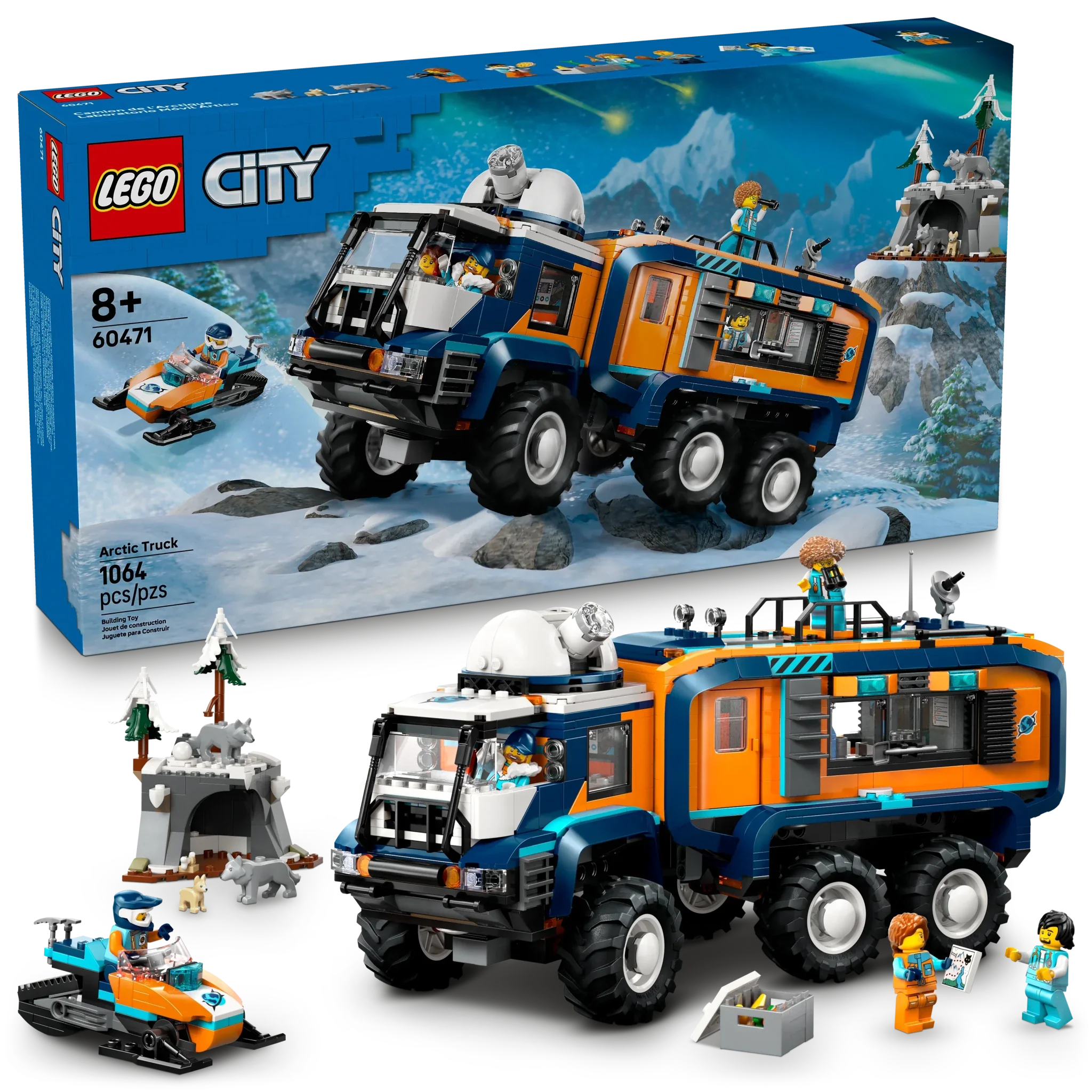 LEGO City Exploration Arctic Explorer Science Lab Truck