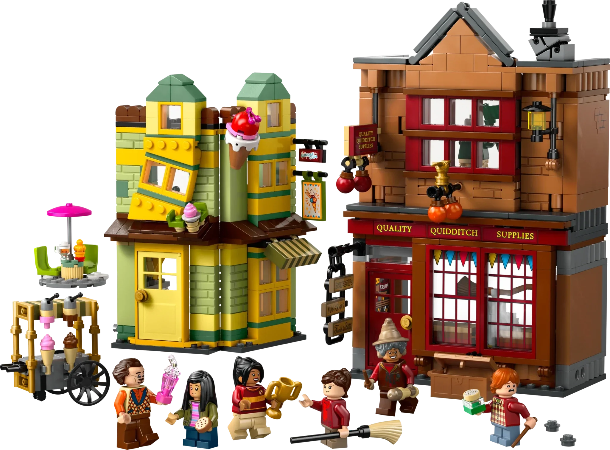 LEGO Harry Potter Quality Quidditch Supplies & Ice Cream Parlour