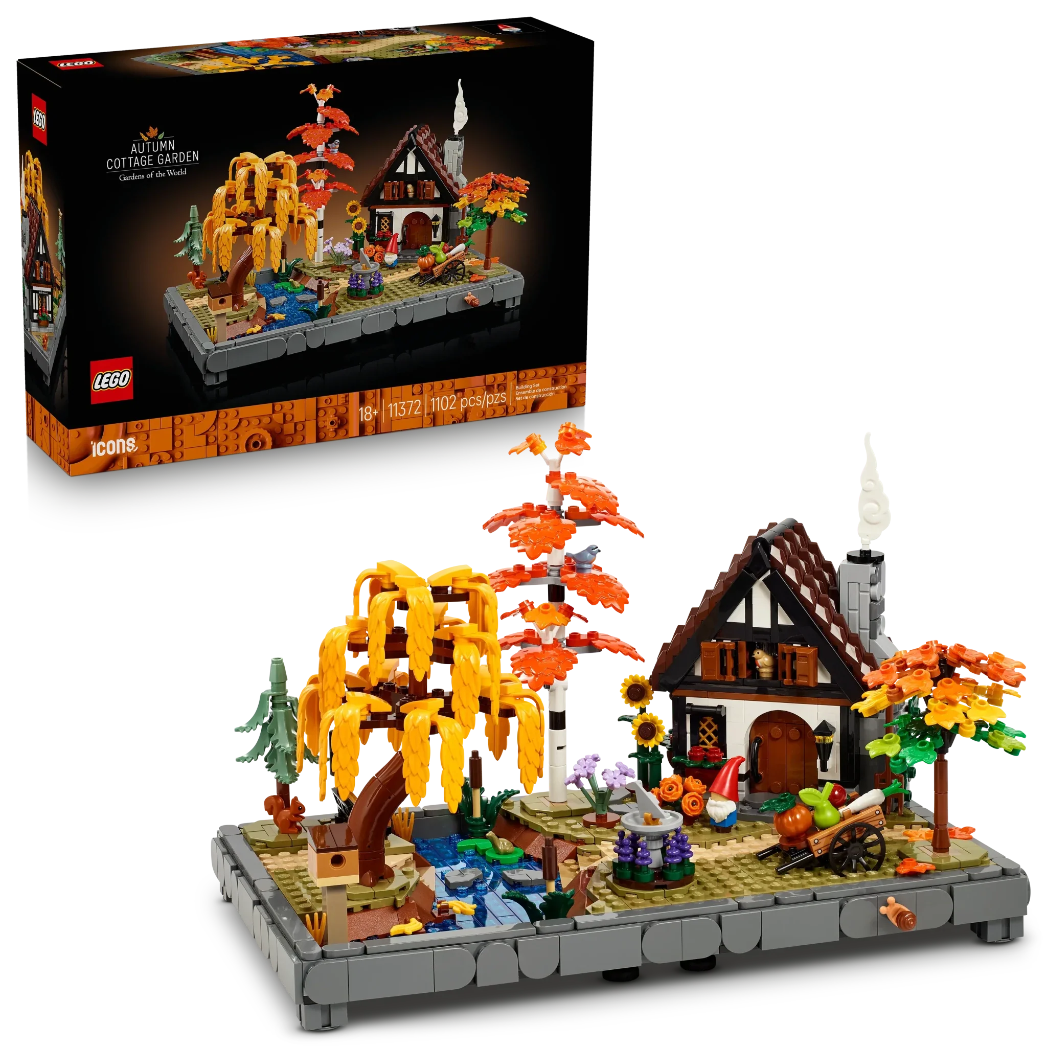 LEGO Icons Autumn Cottage Garden