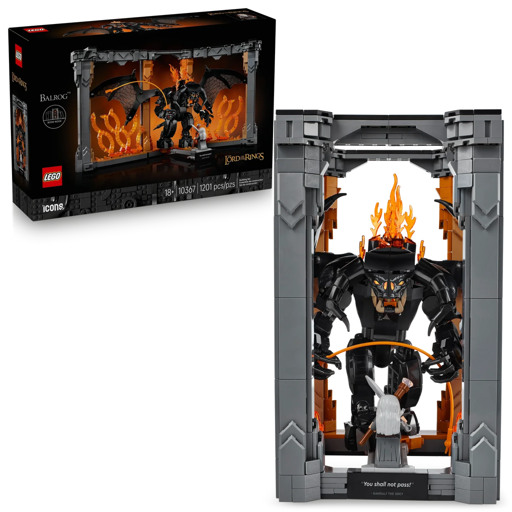 LEGO Icons The Lord of the Rings: Balrog Book Nook