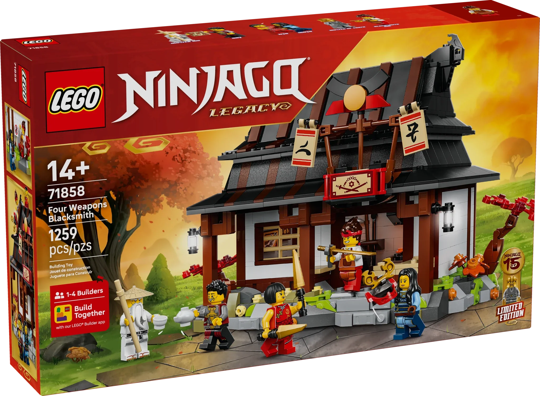 LEGO Ninjago Four Weapons Blacksmith 15th Anniversary