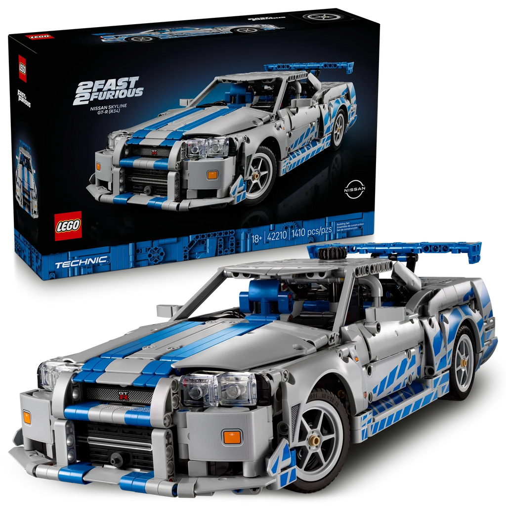 LEGO Technic 2 Fast 2 Furious Nissan Skyline GT-R (R34) Car