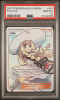 LILLIE SUN & MOON 147/149 FULL ART PSA 10