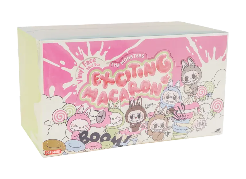 (Case) POP MART Labubu V1 Exciting Macaron Plush Series - NEW/Sealed