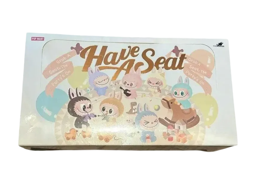 (Case) POP MART Labubu V2 Have a Seat Plush Series - NEW/Sealed