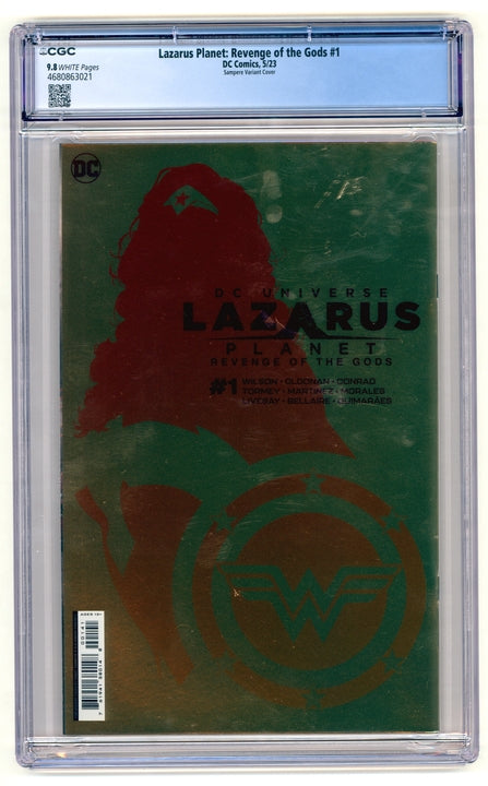 Lazarus Planet Revenge of the Gods: #1 [Sampere CGC 9.8 Foil Virgin - 1:50] 2023