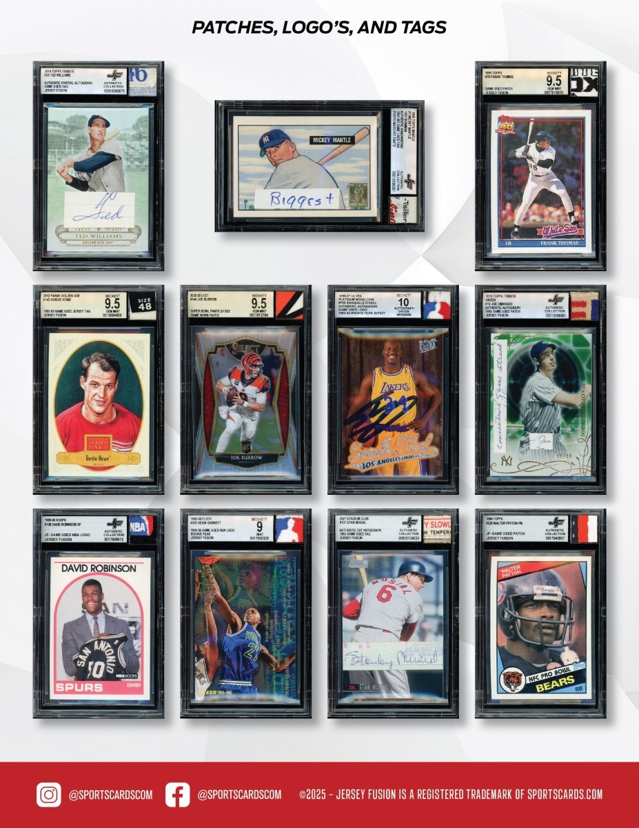 Jersey Fusion "Legendary Collection" Display - (5) Sealed Boxes