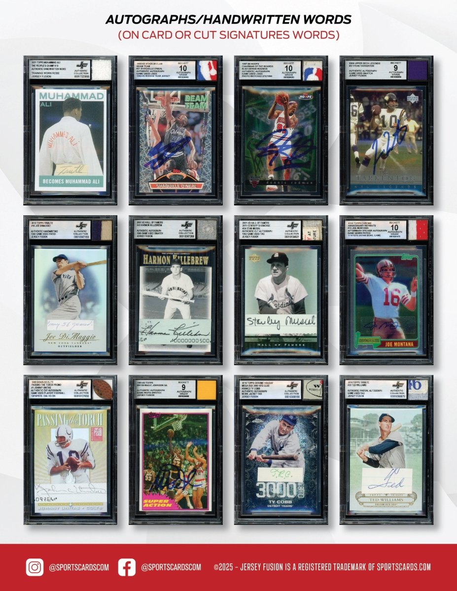 Jersey Fusion "Legendary Collection" Display - (5) Sealed Boxes