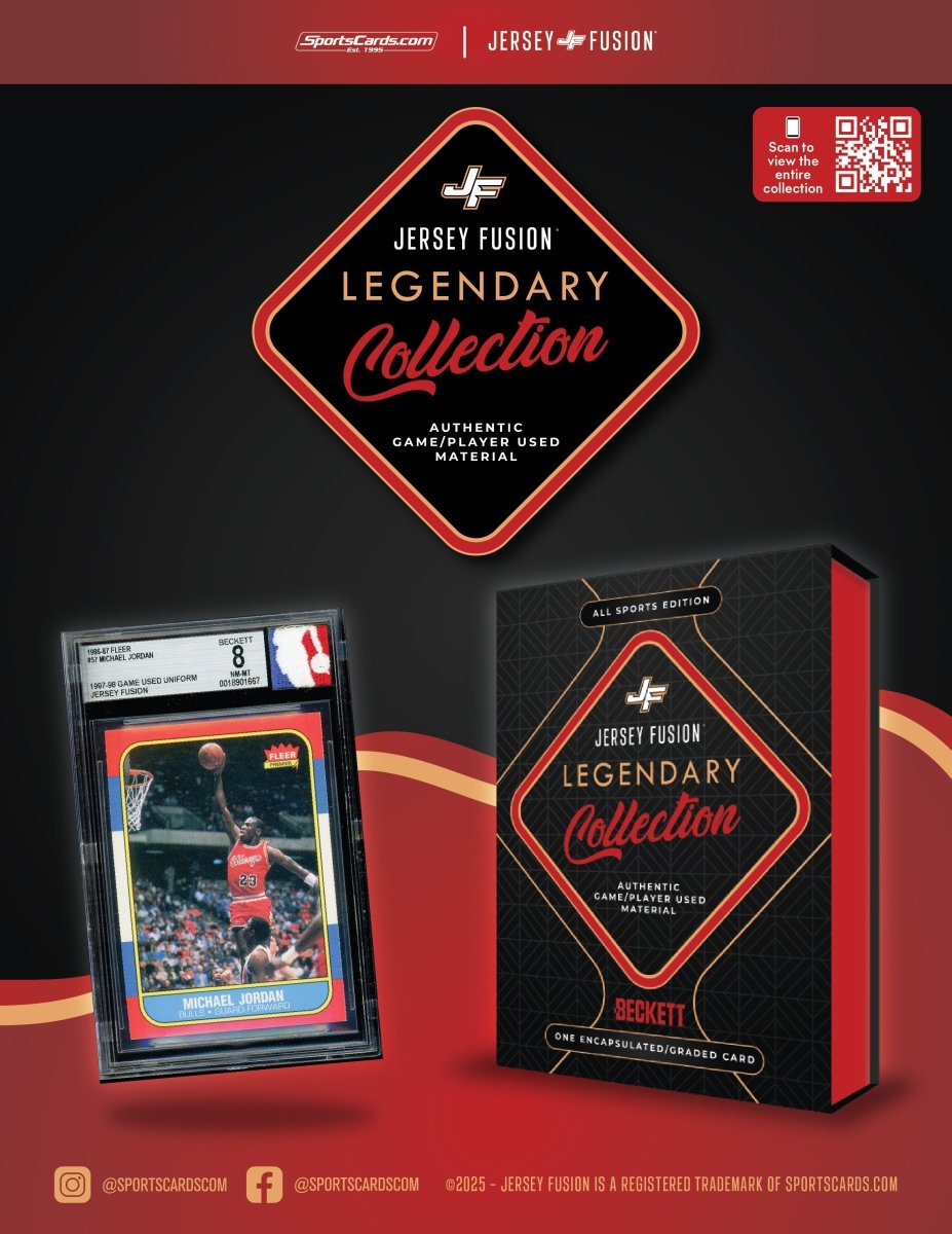 Jersey Fusion "Legendary Collection" Display - (5) Sealed Boxes