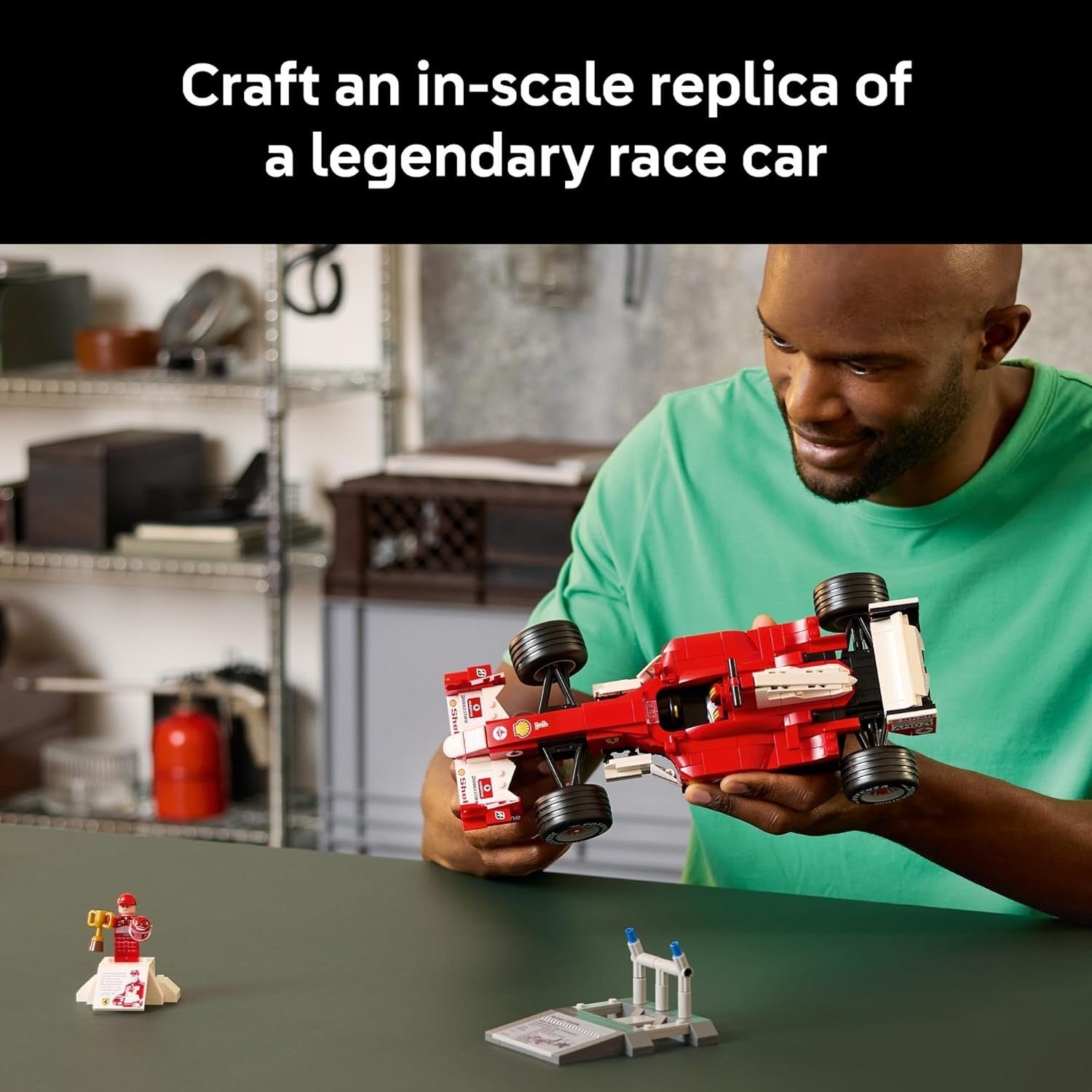 LEGO: Icons [Ferrari F2004 & Michael Schumacher #11375]