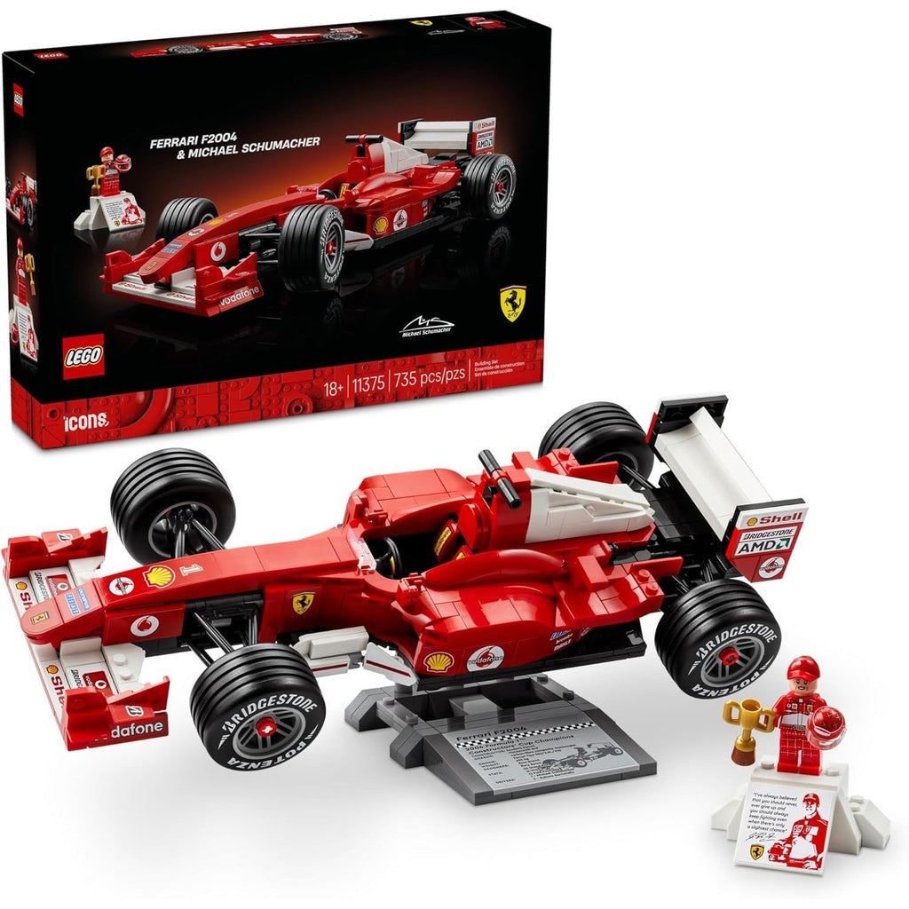 LEGO: Icons [Ferrari F2004 & Michael Schumacher #11375]