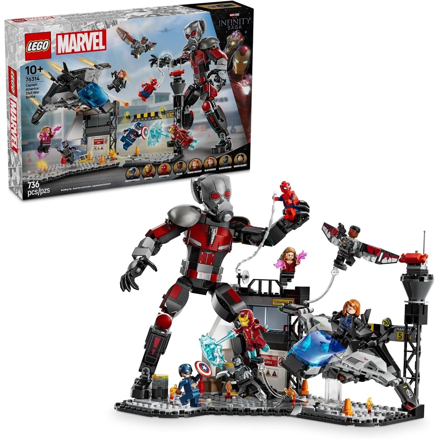 LEGO: Marvel [Captain America: Civil War Action Battle #76314]