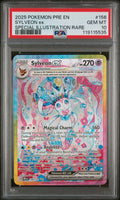 Sylveon EX Pokémon Prismatic Evolutions Special Illustration Rare #156/131 PSA 10