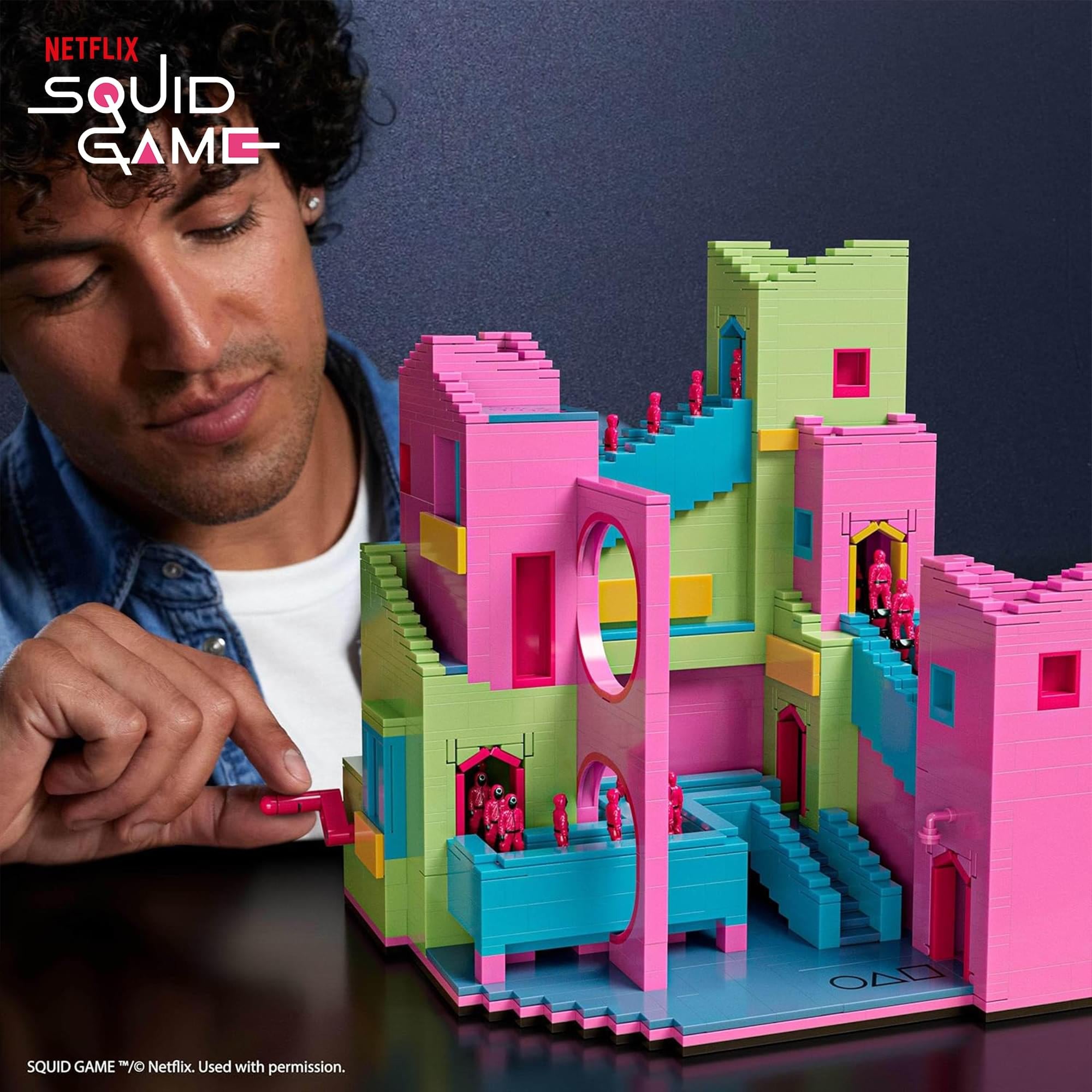 Squid Game The Staircase 1735-Piece Collector Building Set