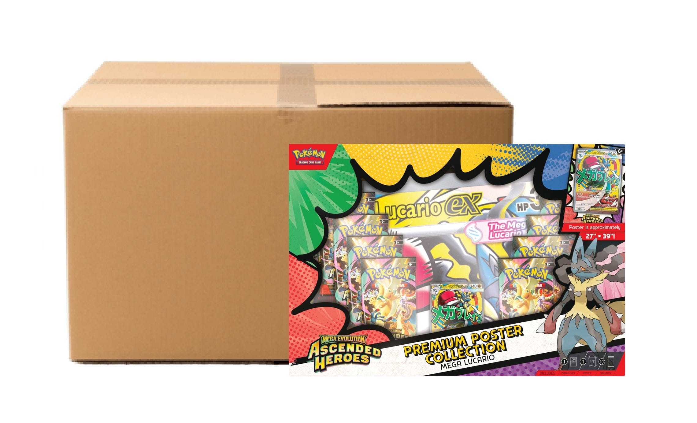 Pokemon Ascended Heroes ME2.5 [6x] Premium Poster Collection Case