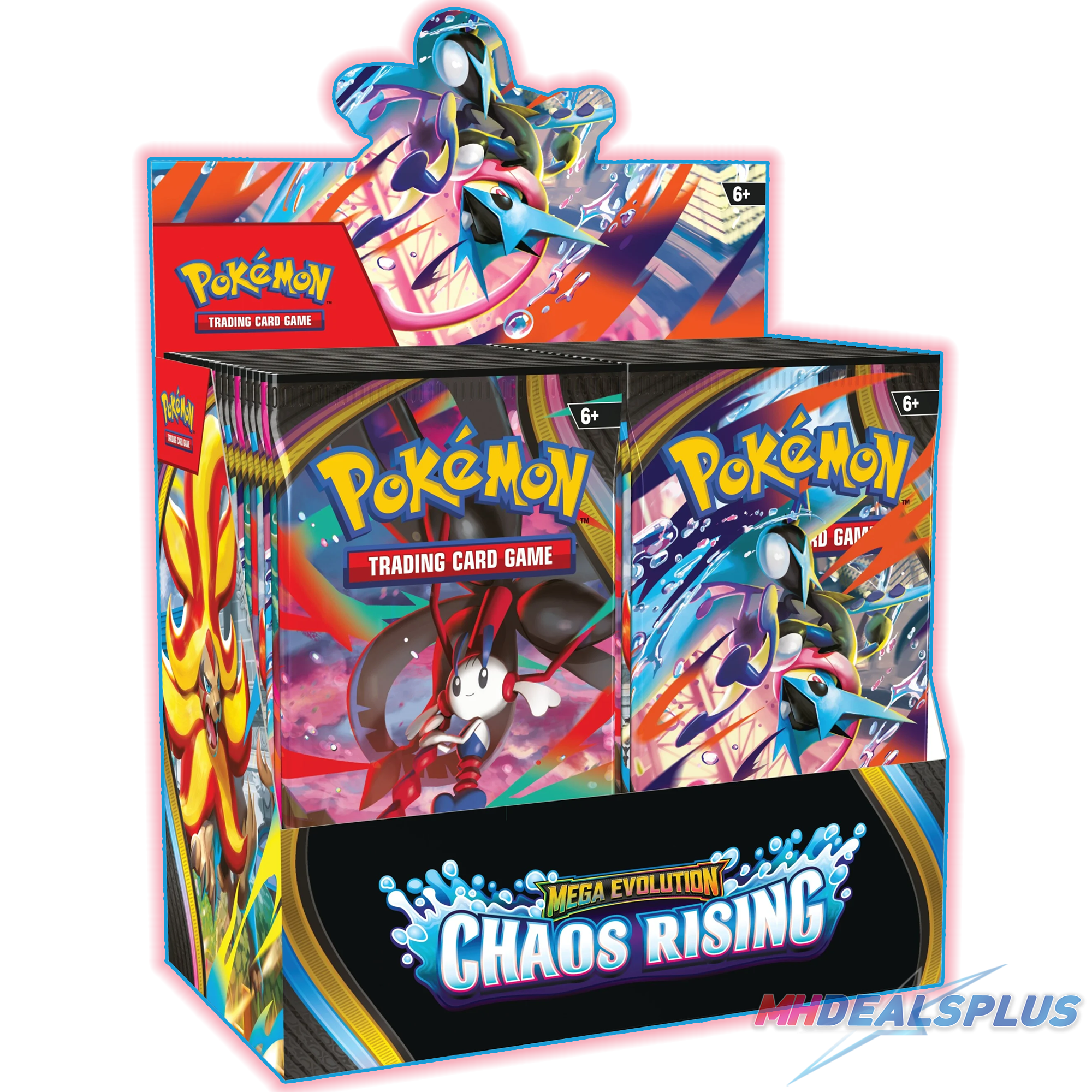 Pokemon Chaos Rising Booster Box Sealed Case