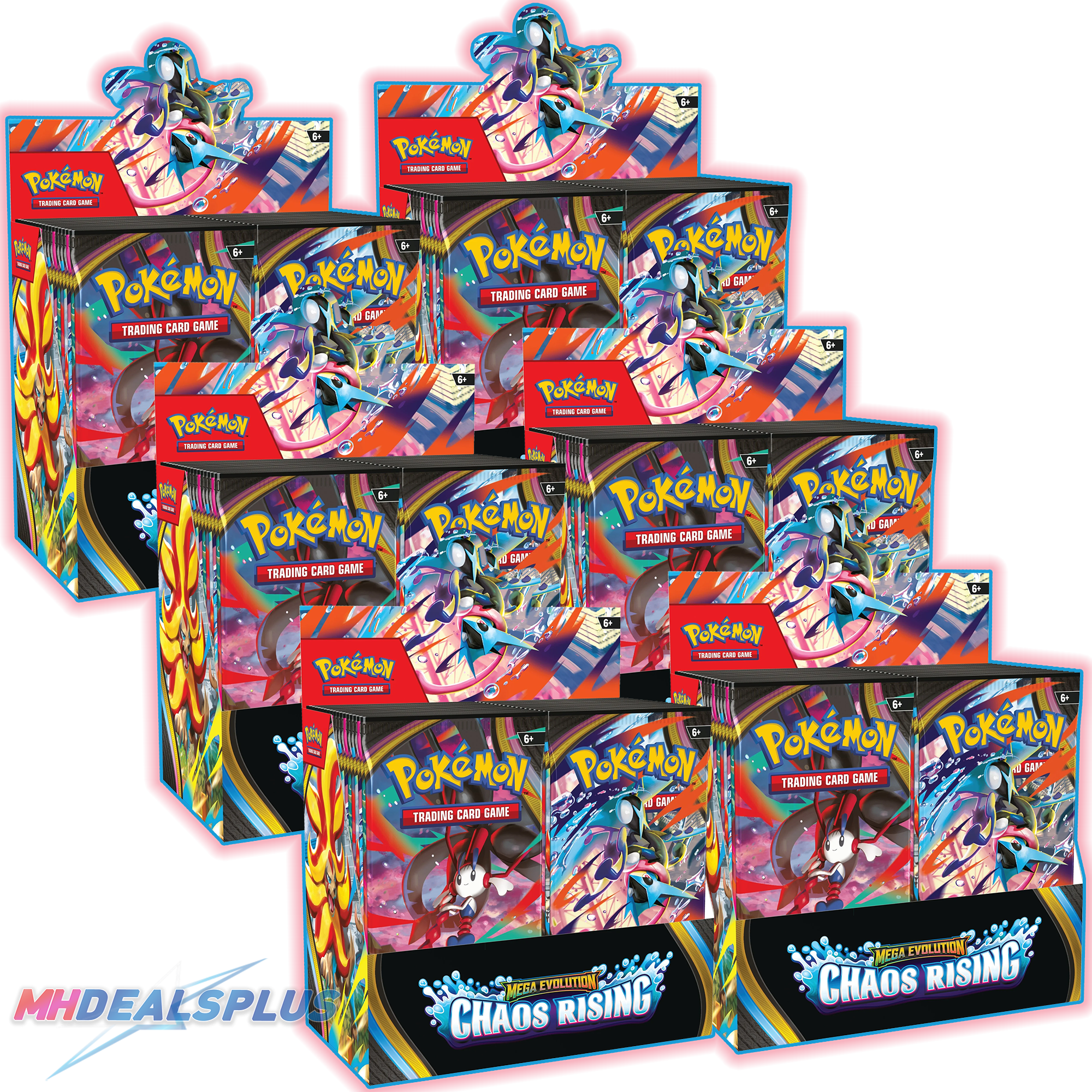Pokemon Chaos Rising Booster Box Sealed Case