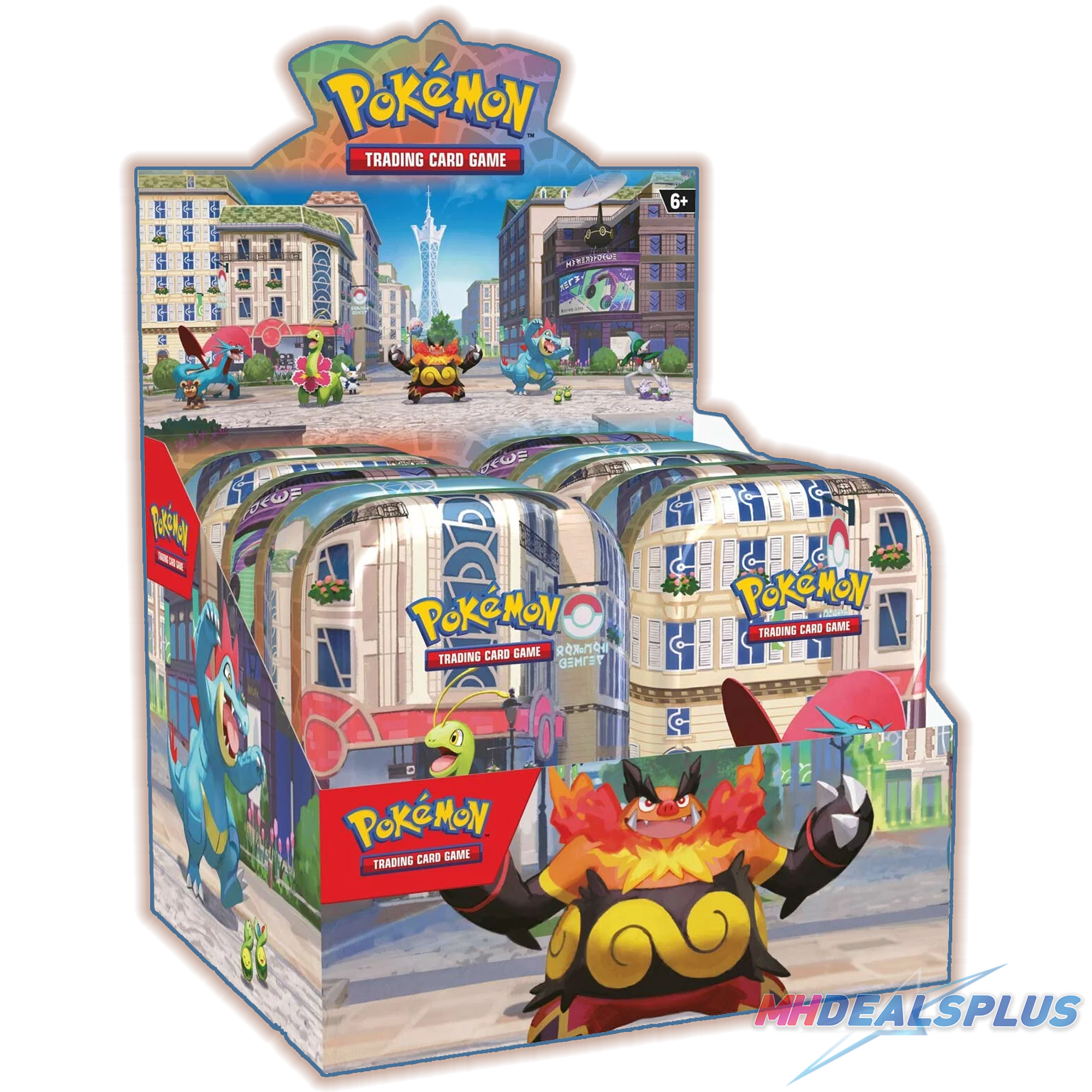 Pokemon Lumiose City Mini Tin Collection Display