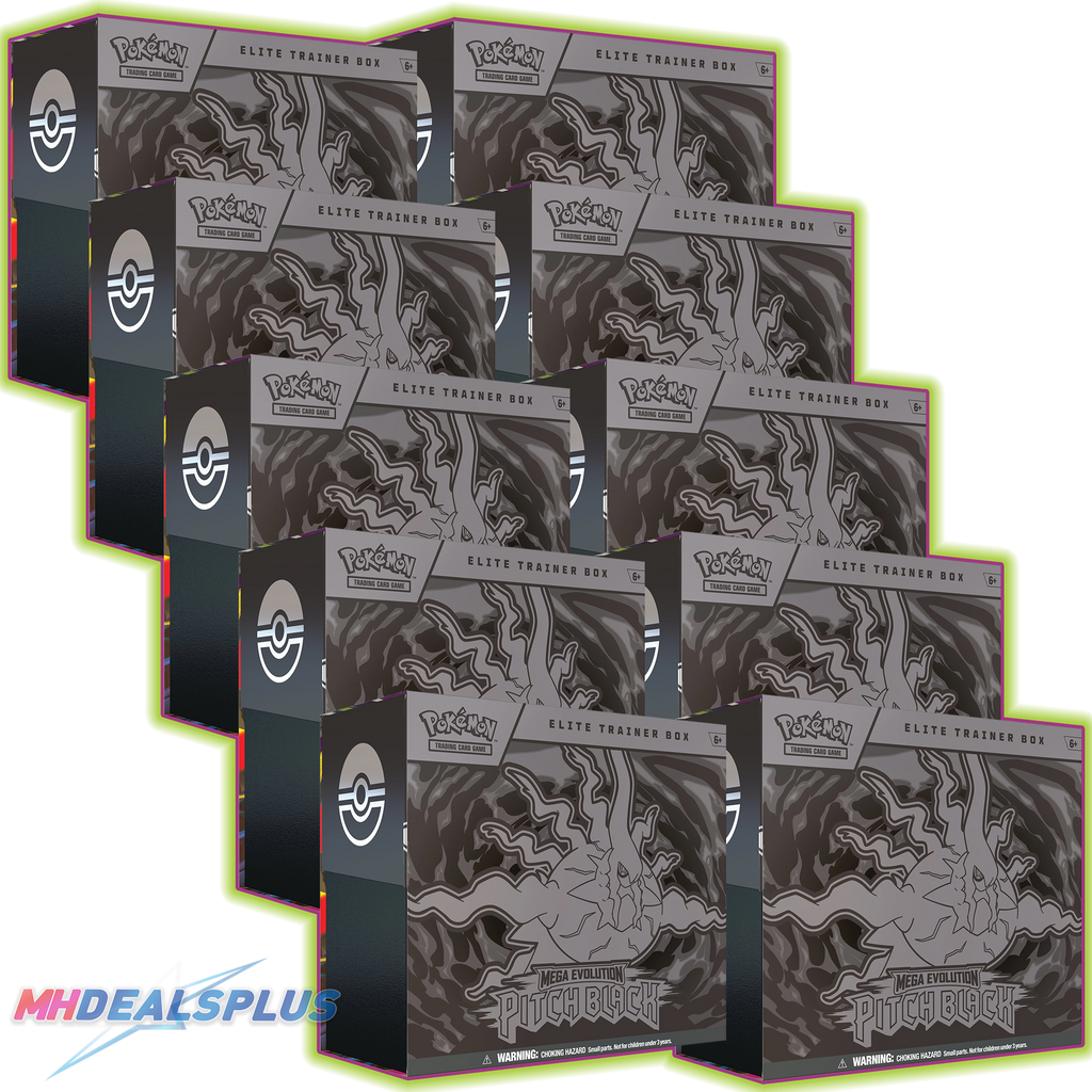 (Pre-Order) Pokemon Pitch Black Elite Trainer Box Sealed Case