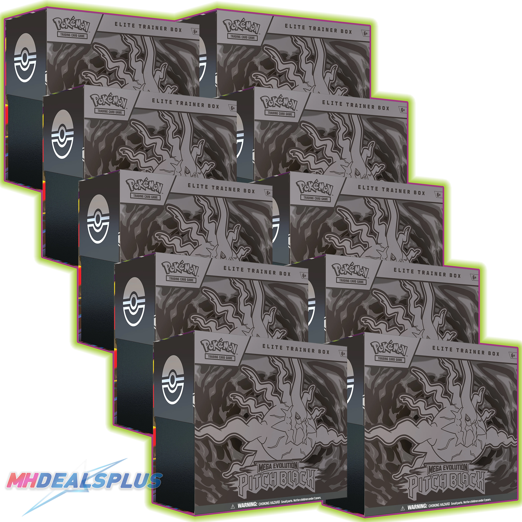 (Pre-Order) Pokemon Pitch Black Elite Trainer Box Sealed Case