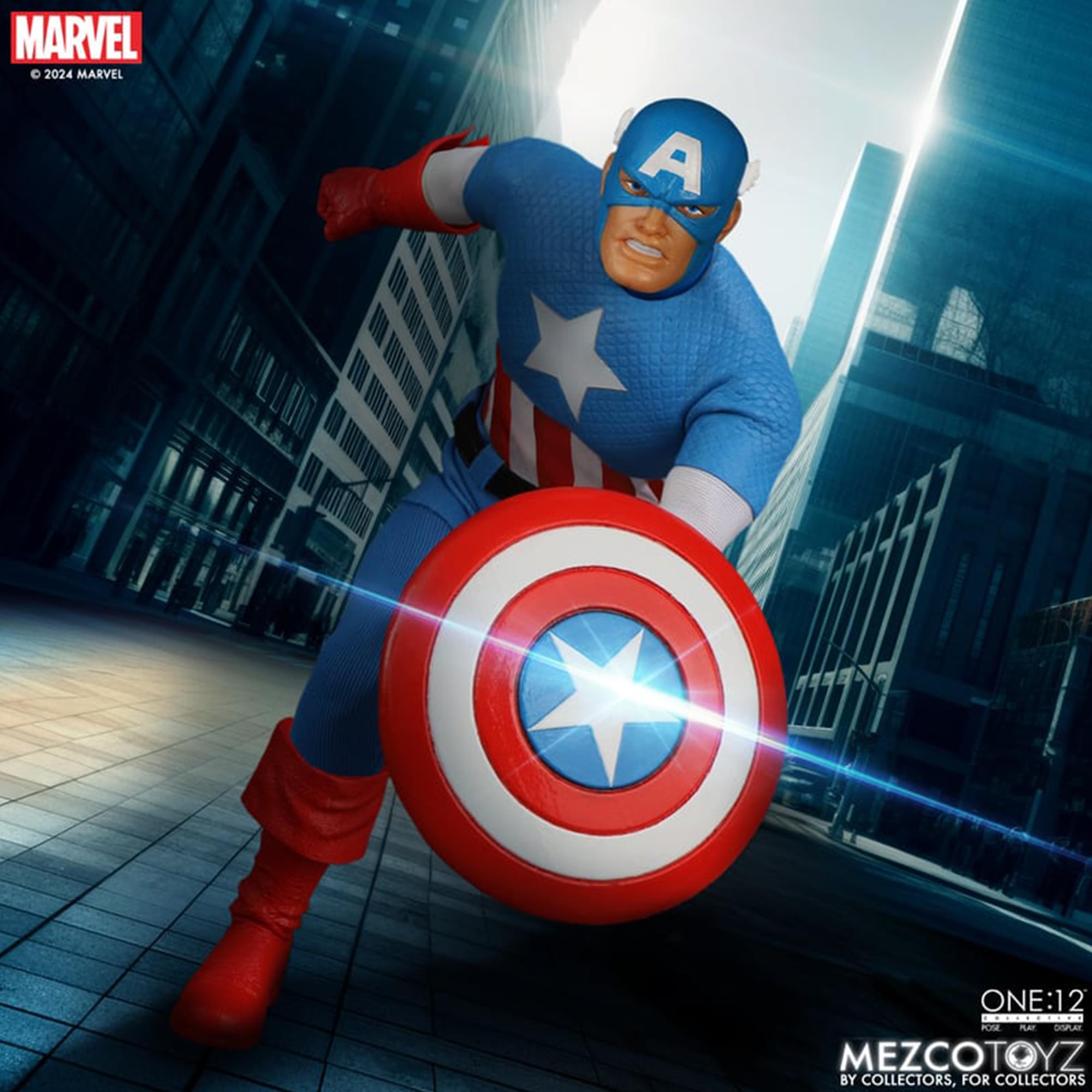 Marvel One:12 Collective Captain America Silver Age Edition Action Figure