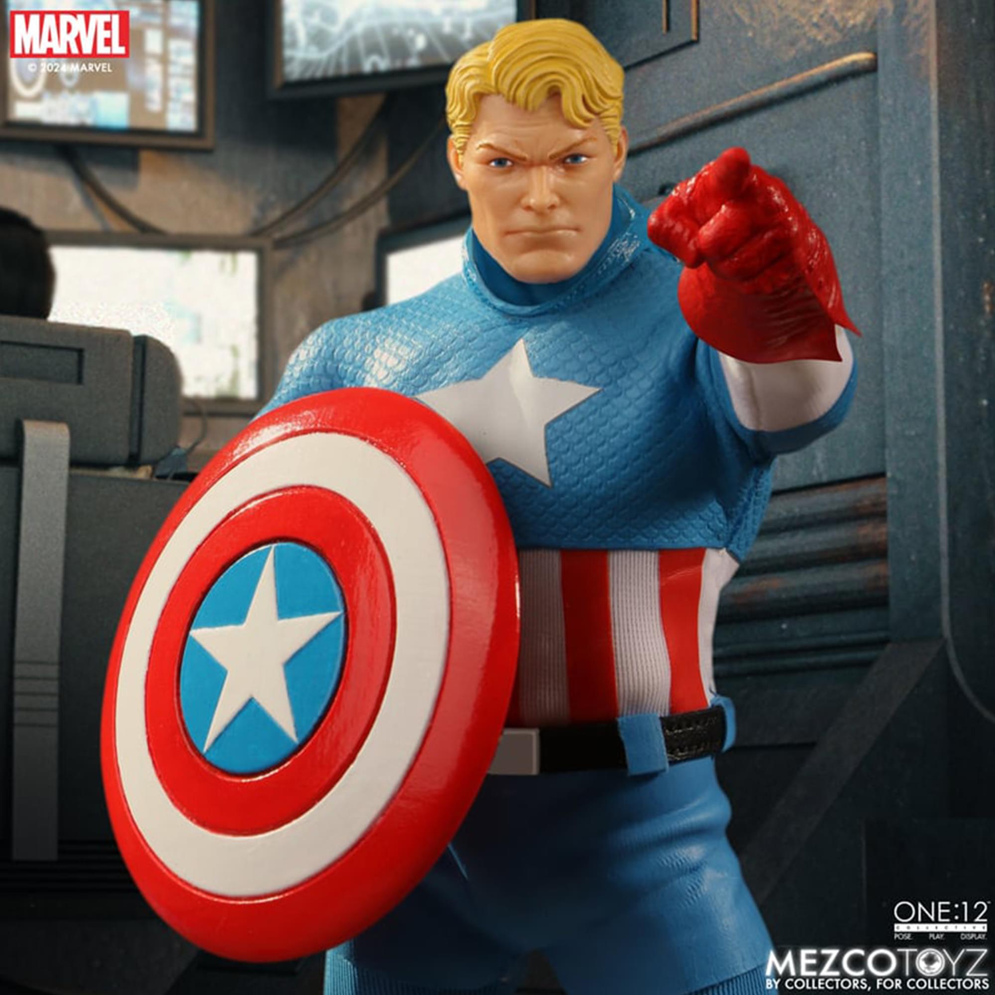 Marvel One:12 Collective Captain America Silver Age Edition Action Figure