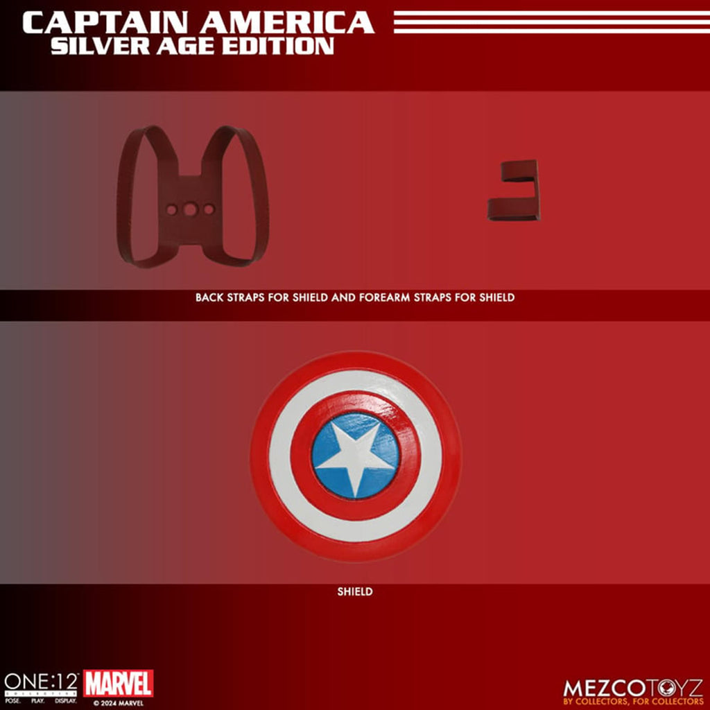 Marvel One:12 Collective Captain America Silver Age Edition Action Figure