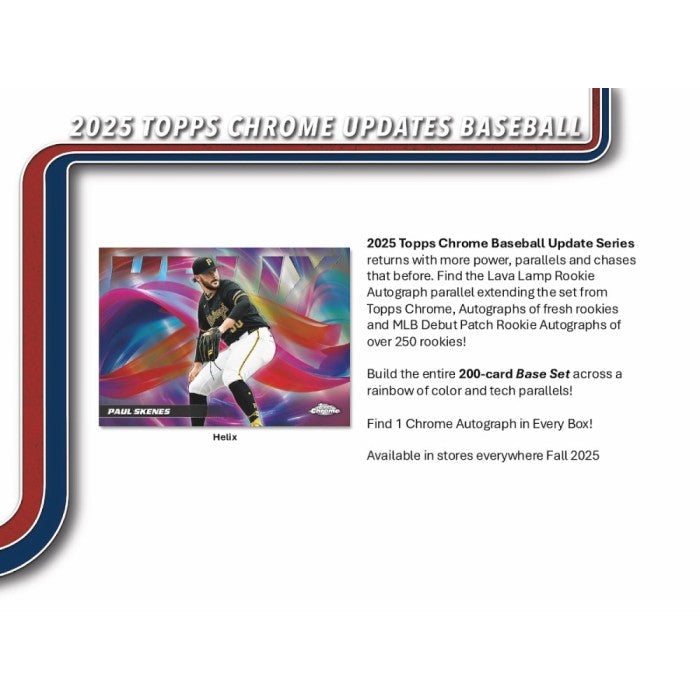 2025 Topps Chrome Update Series Baseball Breaker Delight Box