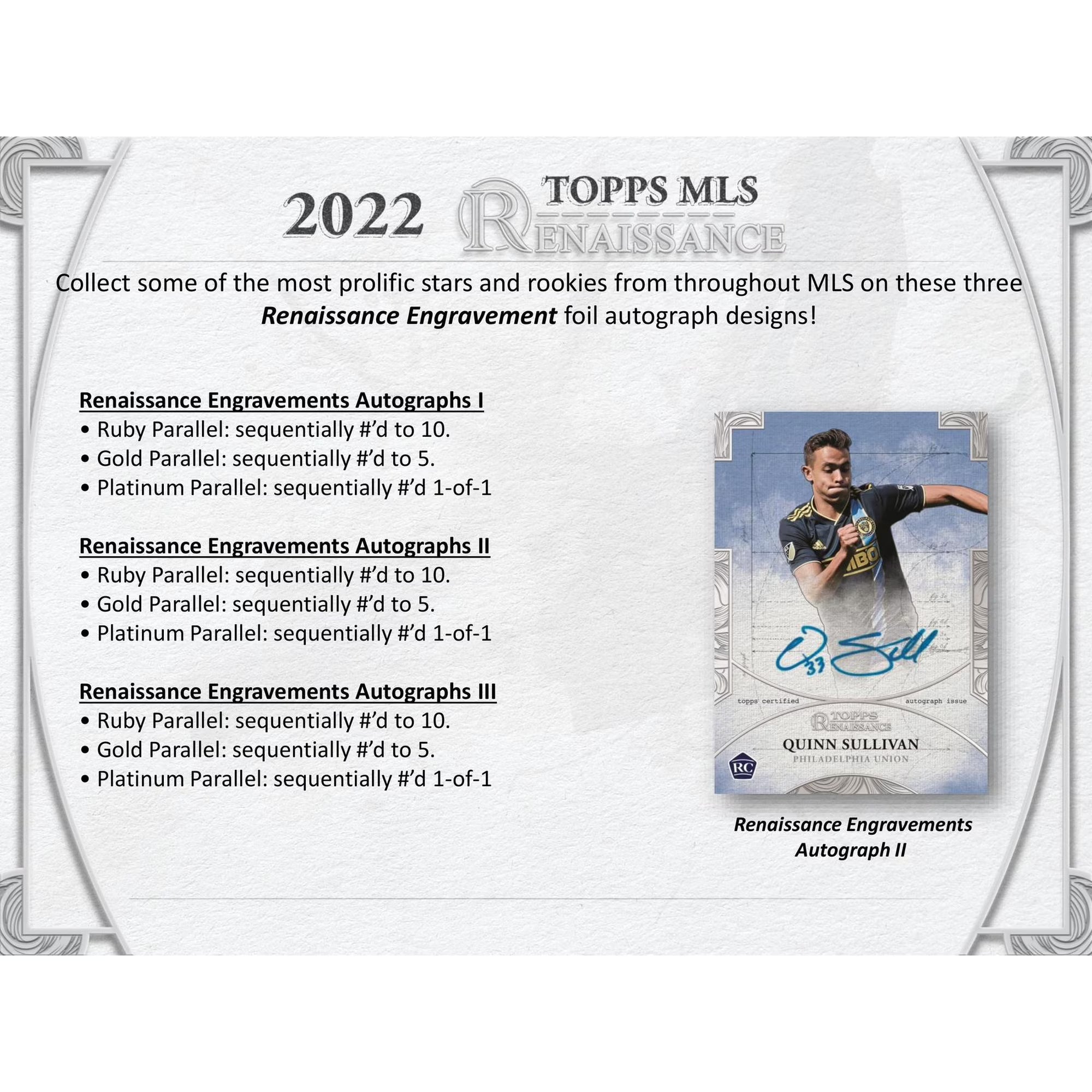 2022 Topps MLS Renaissance Hobby Box
