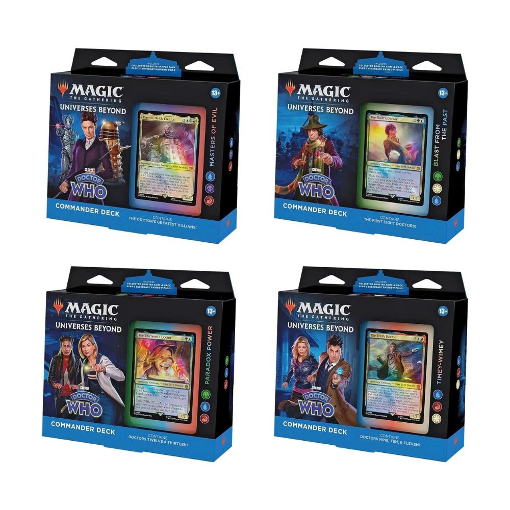 MTG - Doctor Who - English Commander Deck - Ensemble De 4