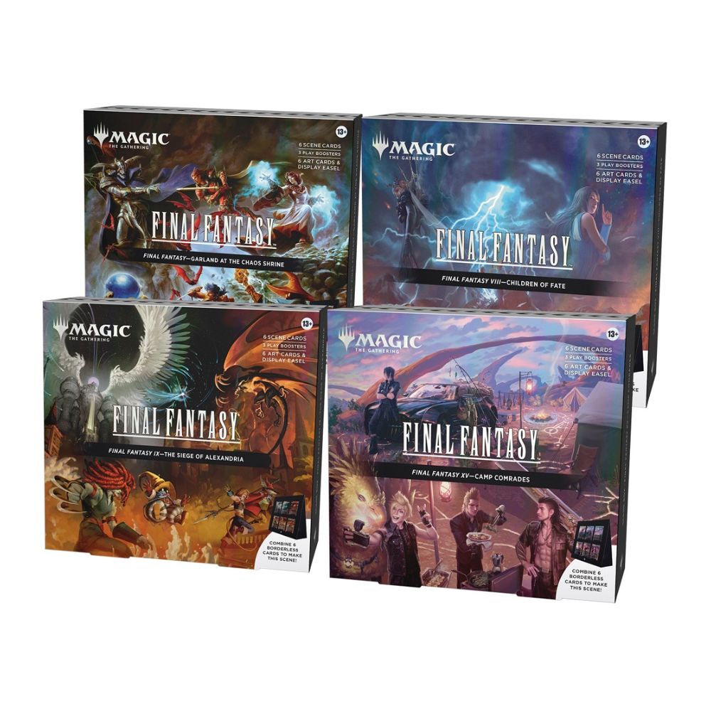 MTG - Final Fantasy - English Scene Box - Ensemble de 4